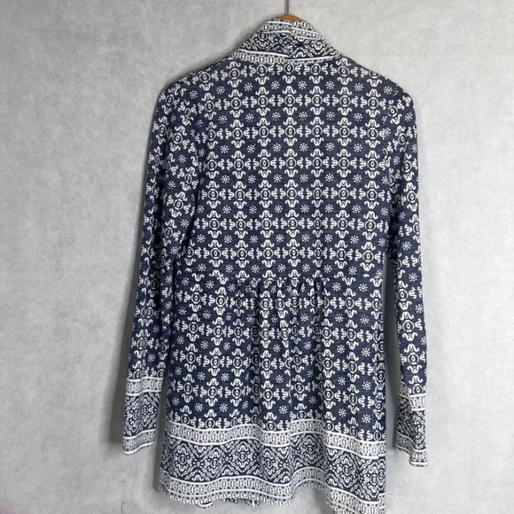 Dalia Open Front Long Sleeve Peplum Cardigan Boho‎ Soft Comfy Size Small - Picture 2 of 8